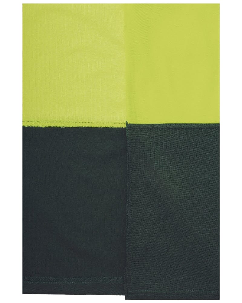 Hi Vis Short Sleeve Polo - Yellow/Bottle