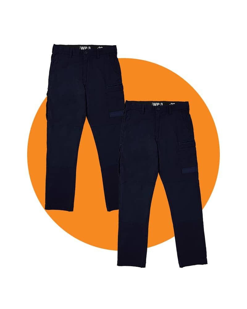 Tradies WP-3 Stretch Work Pants 2 Value Pack - Navy/Navy