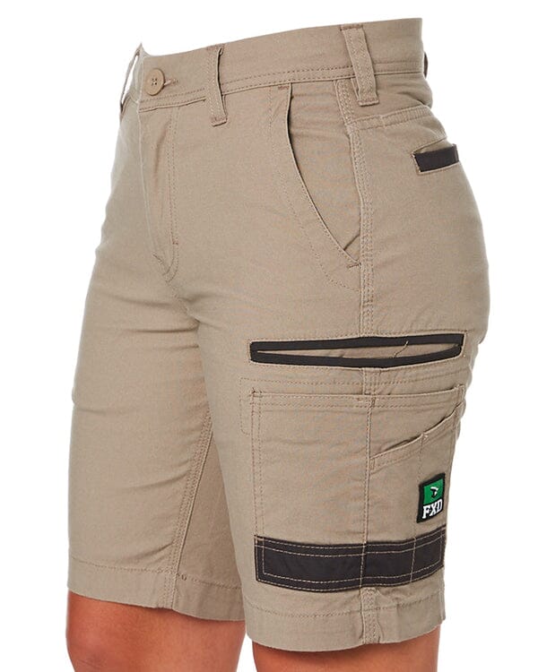 Tradies WS-3W Womens Stretch Work Shorts Value Pack - Khaki