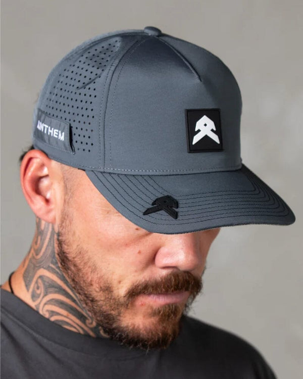 A Frame Performance Washable Hat - Grey