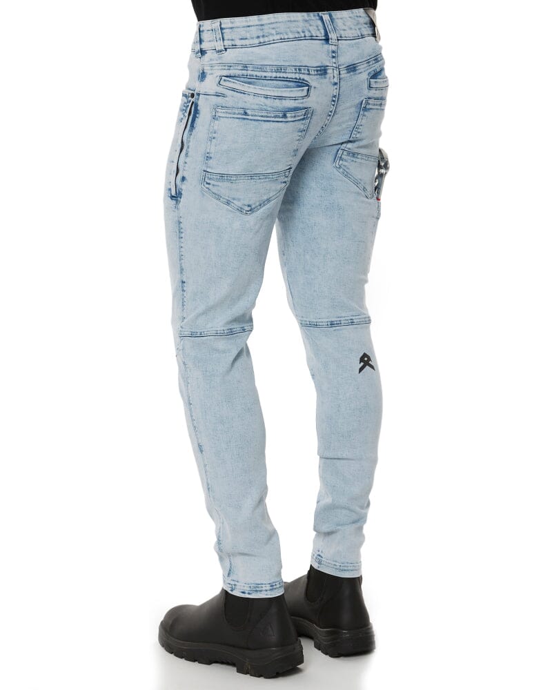 Tech Stretch Denim - Light Blue Wash