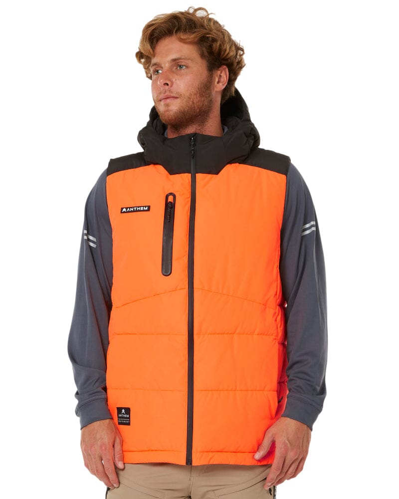 Hi Vis Puffer Vest - Orange