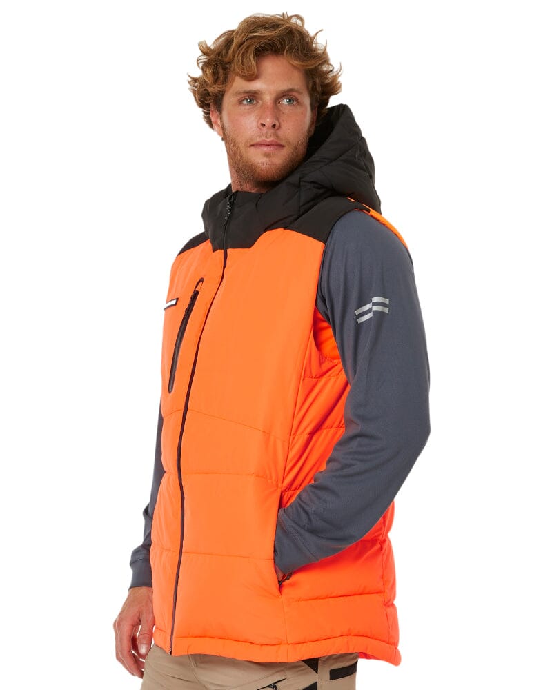 Hi Vis Puffer Vest - Orange