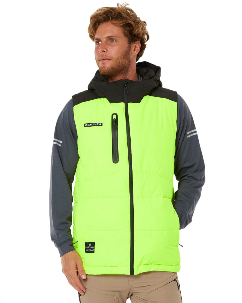 Hi Vis Puffer Vest - Yellow