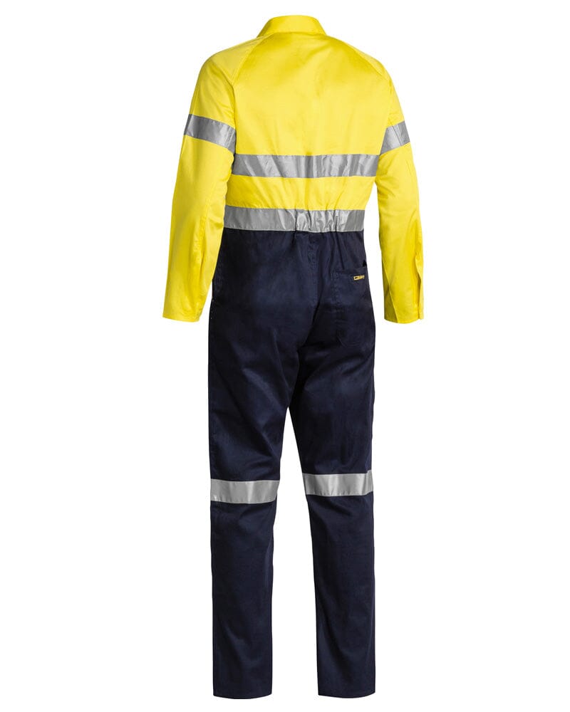 Taped Hi Vis Lightweight Coverall * - Yellow/Navy