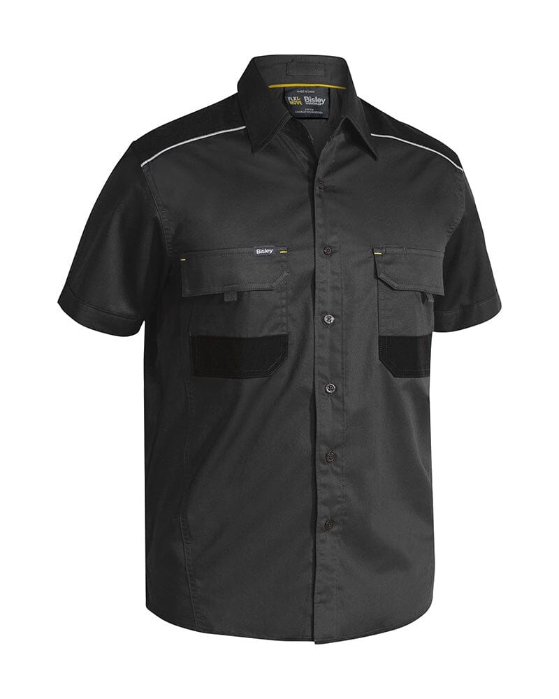 Flex and Move Mechanical Stretch Shirt - Charcoal