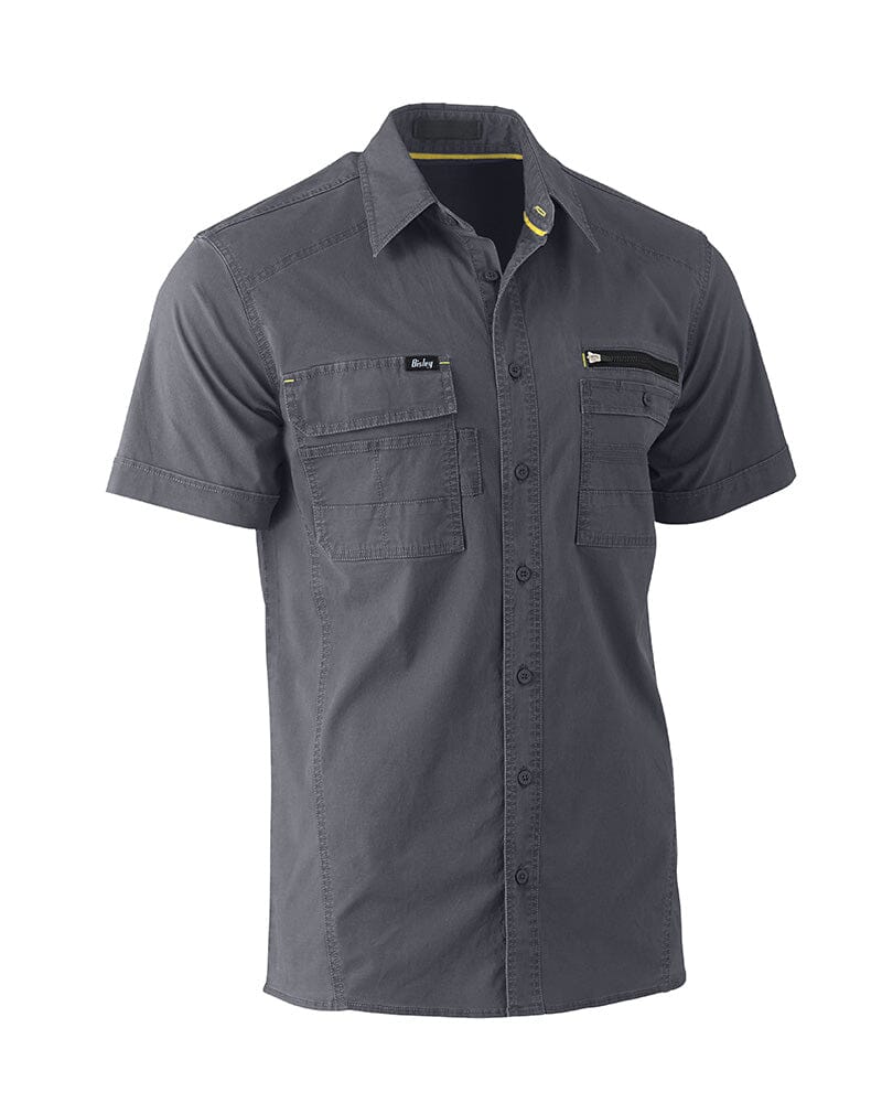 Flex and Move Utility Work Shirt - Charcoal