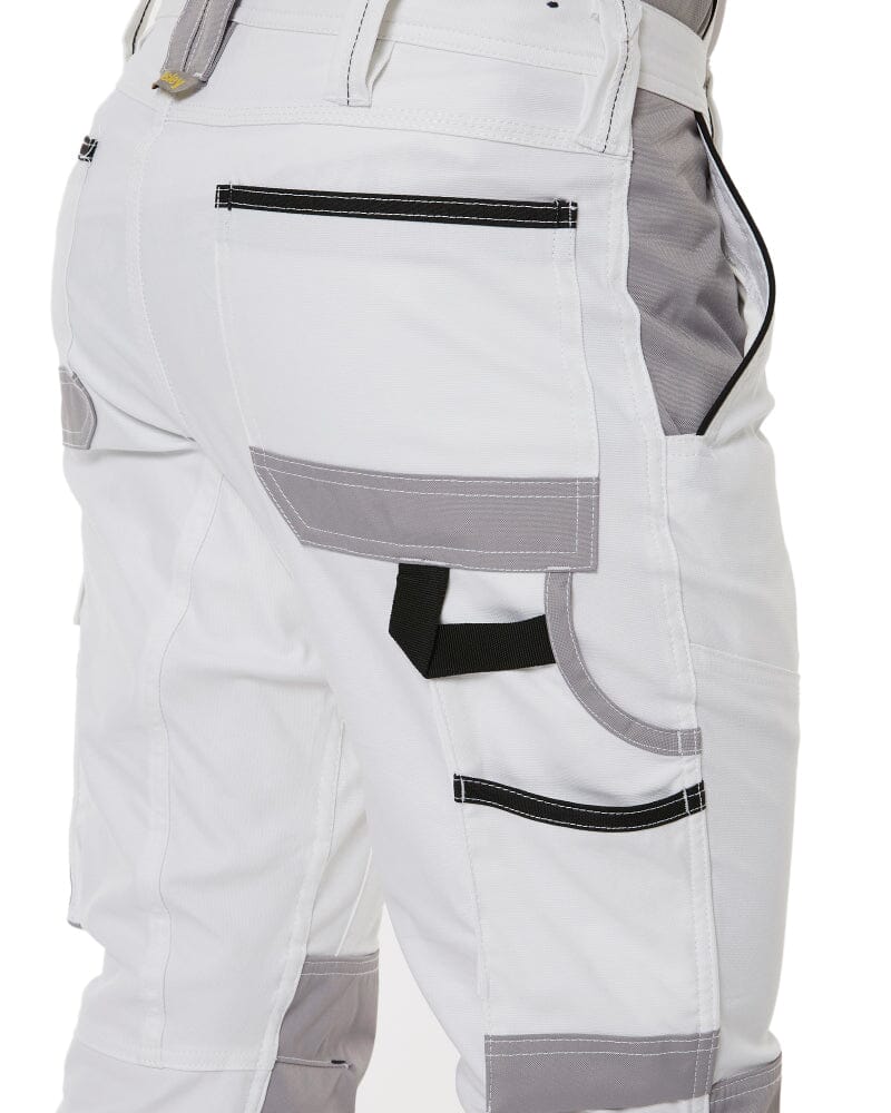 Painters Contrast Cargo Pants - White