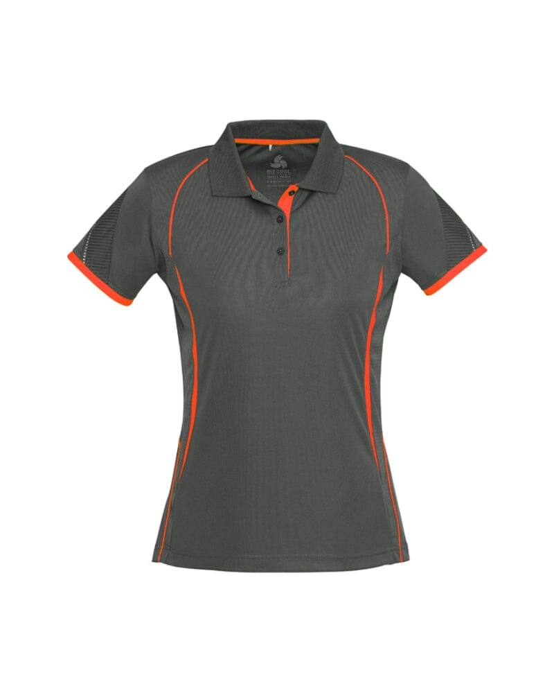 Razor Ladies Polo - Grey/Fluoro Orange