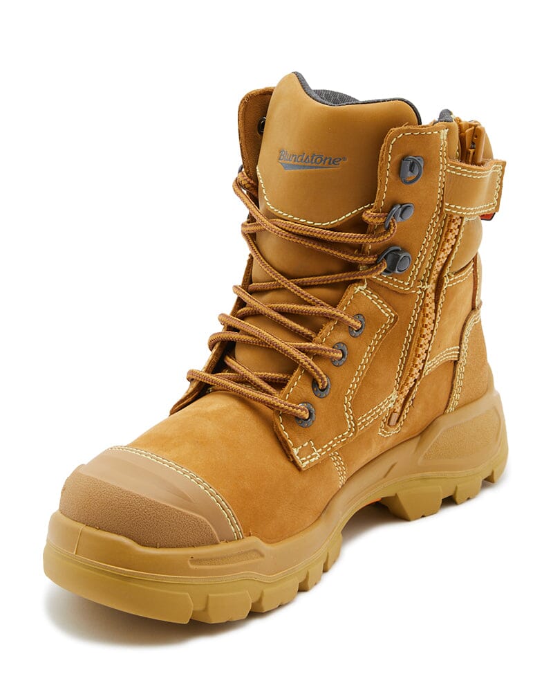 Blundstone RotoFlex 9090 Zip Side Safety Boot Wheat Buy Online