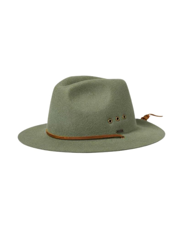 Wesley Weather Guard Packable Fedora - Light Moss