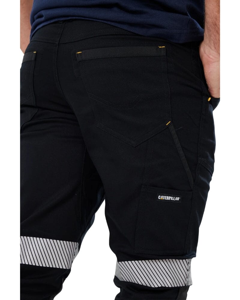 Taped Cuffed Dynamic Pant - Black