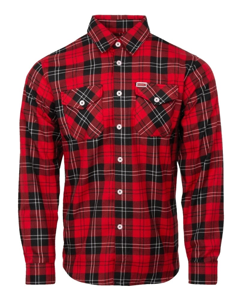 The Diddley Flannel - Red/Black/White