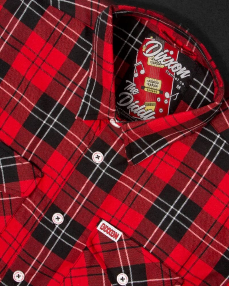 The Diddley Flannel - Red/Black/White