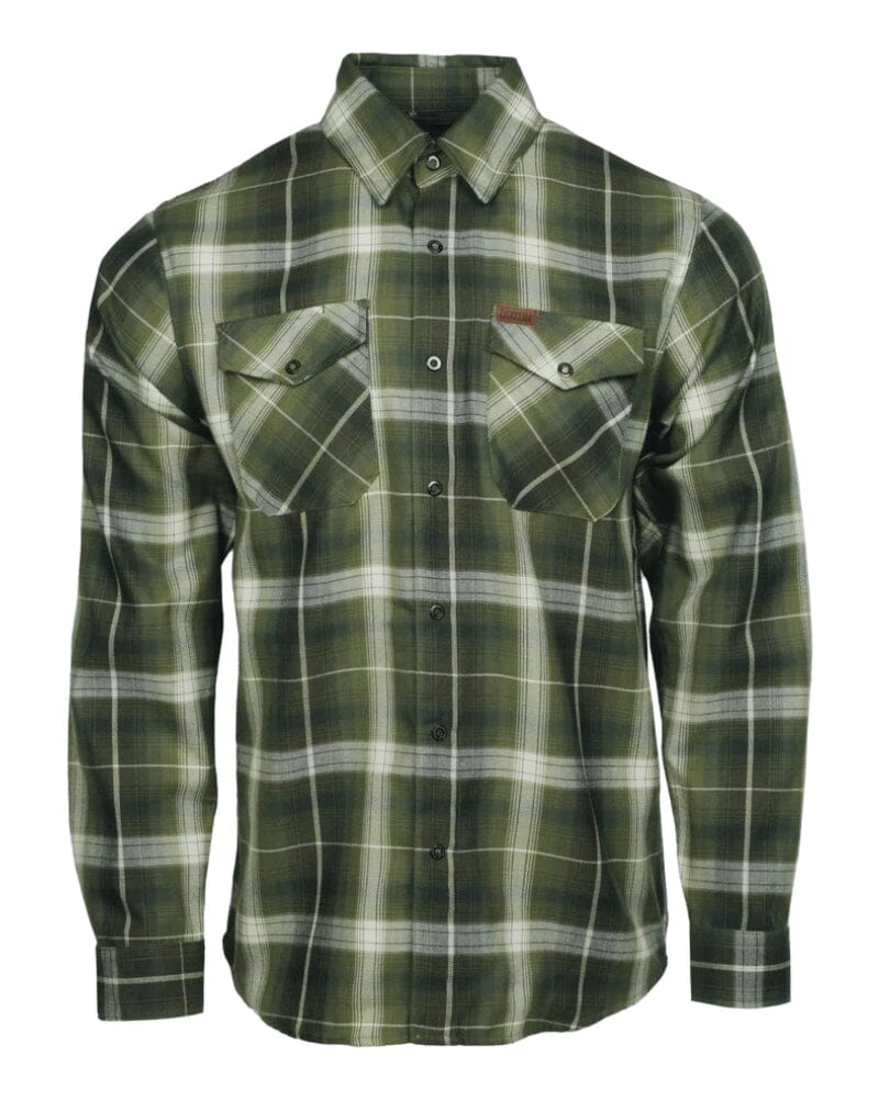 Flagstaff Flannel - Green/White