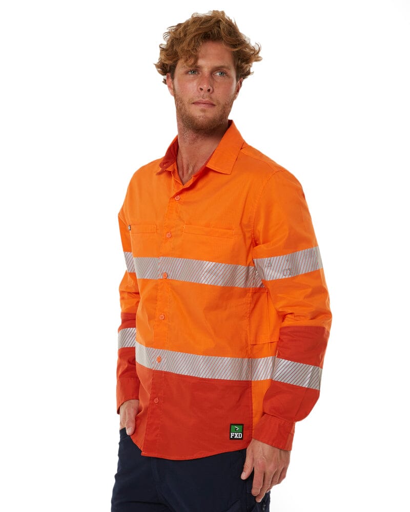 LSH-2T Long Sleeve Taped Shirt - Orange