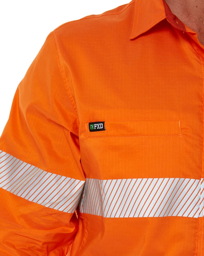 LSH-2T Long Sleeve Taped Shirt - Orange