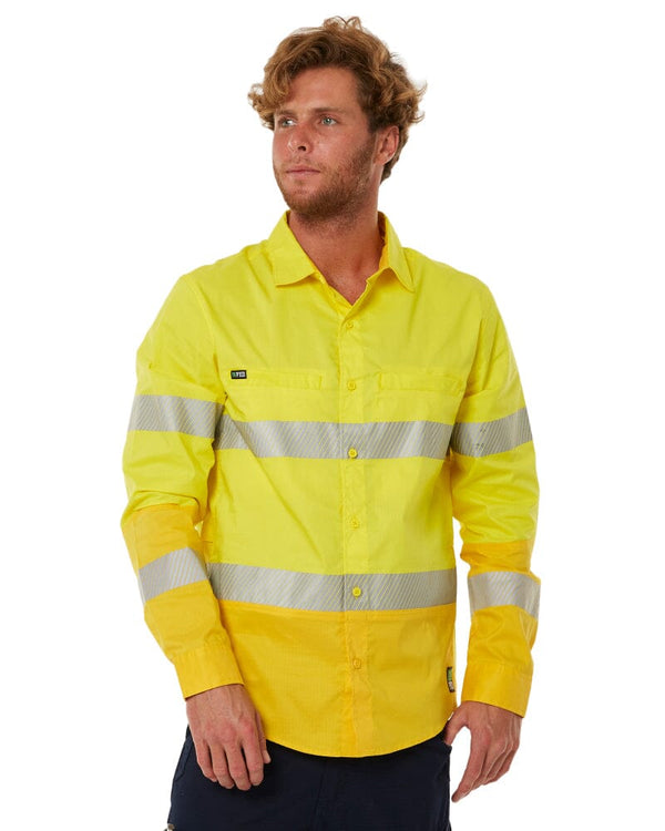 LSH-2T Long Sleeve Taped Shirt - Yellow