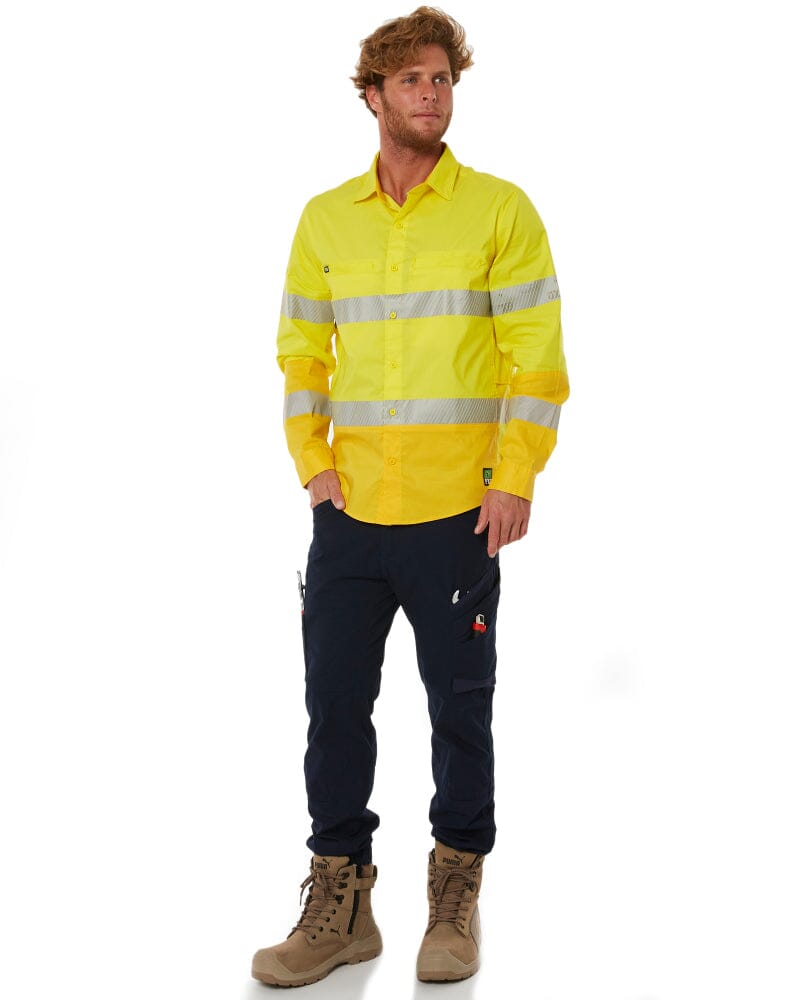 LSH-2T Long Sleeve Taped Shirt - Yellow