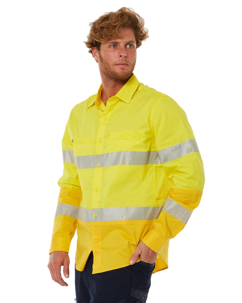 LSH-2T Long Sleeve Taped Shirt - Yellow