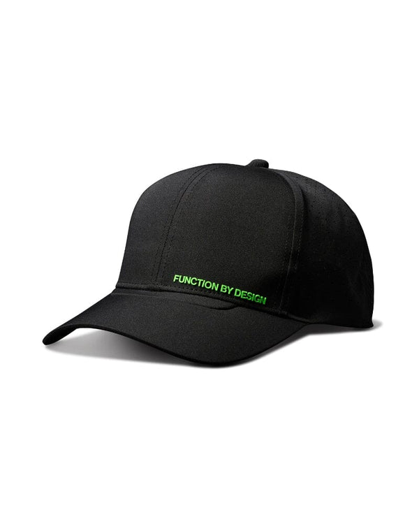 Tech Baseball Cap - Black Small Logo