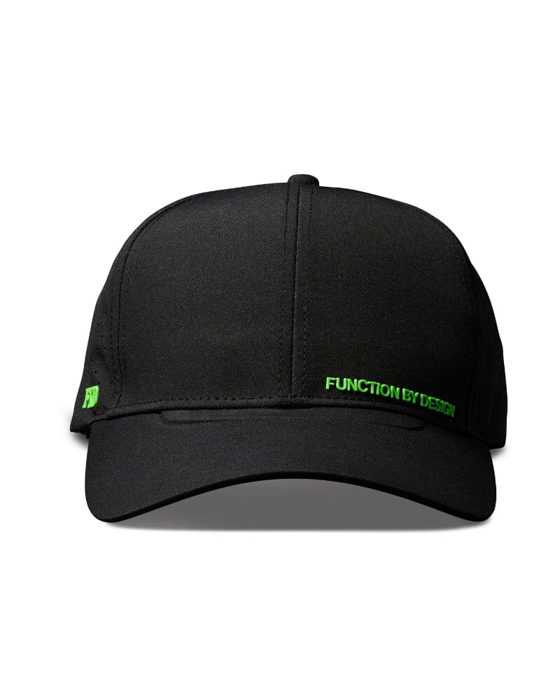 Tech Baseball Cap - Black Small Logo