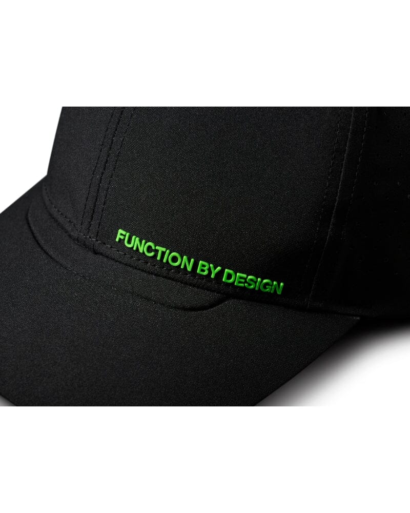 Tech Baseball Cap - Black Small Logo