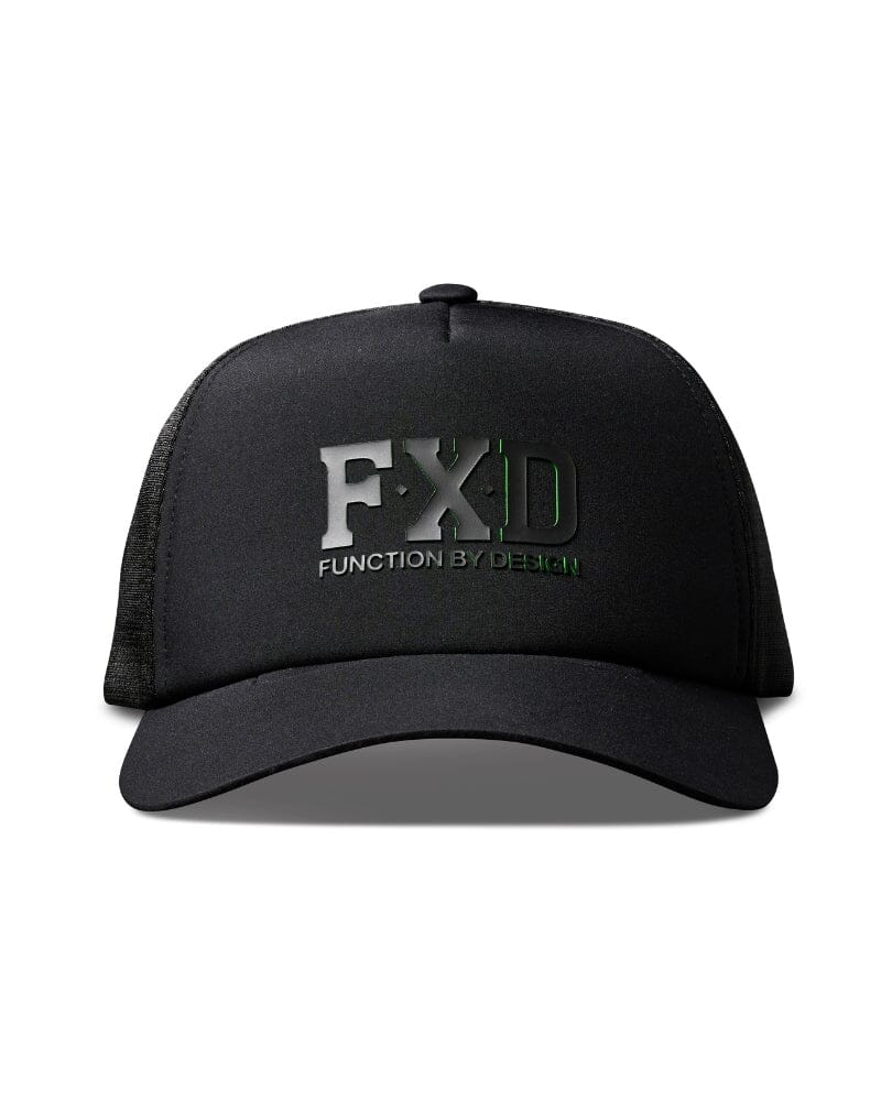 Tech Trucker Cap - Black Big Logo