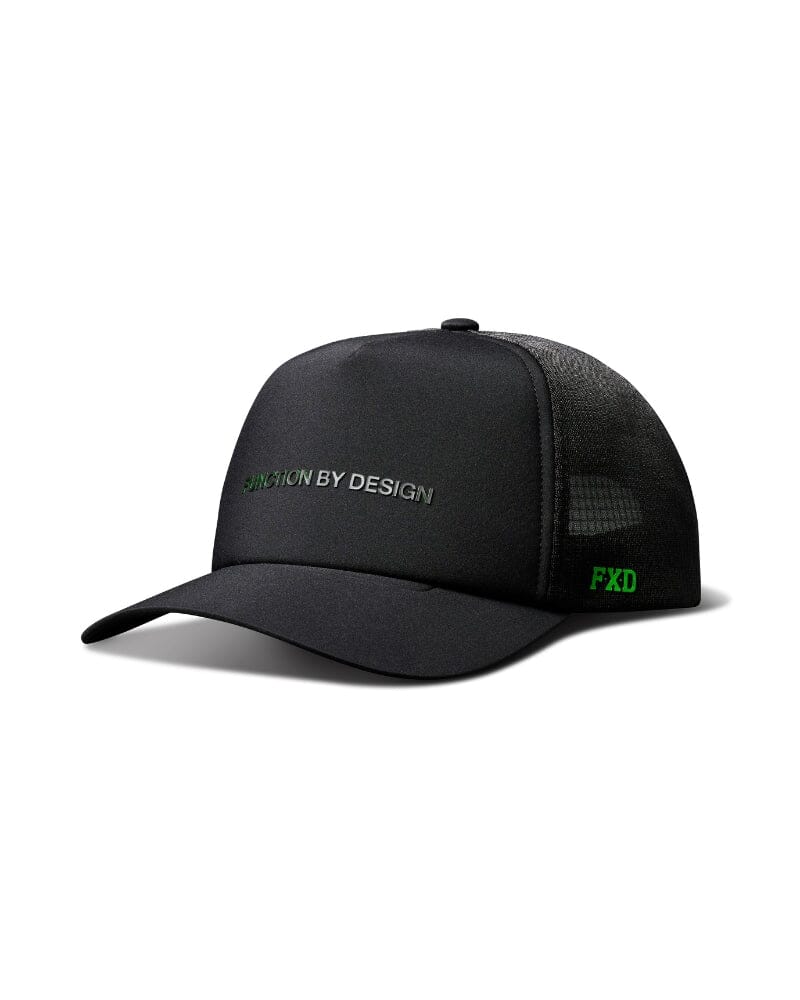 Tech Trucker Cap - Black Small Logo