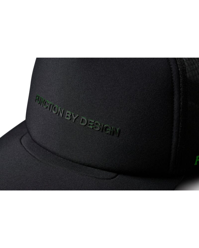 Tech Trucker Cap - Black Small Logo