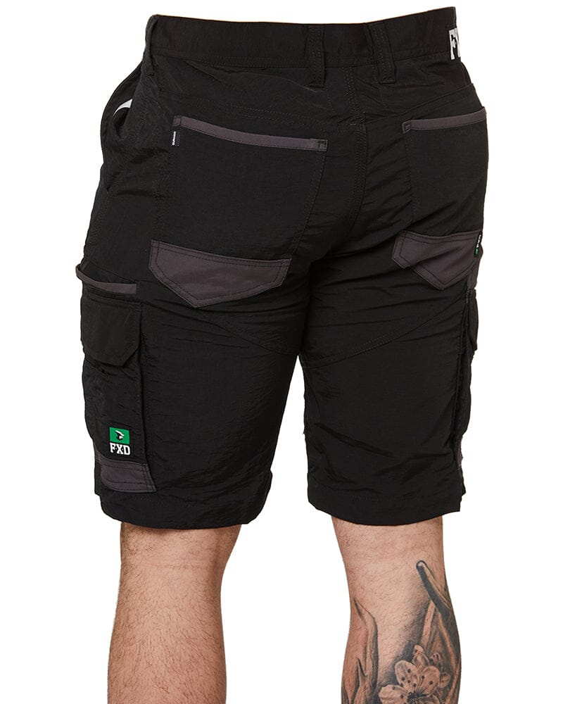 Tradies LS-1 Lightweight Cargo Short Value Pack - Black