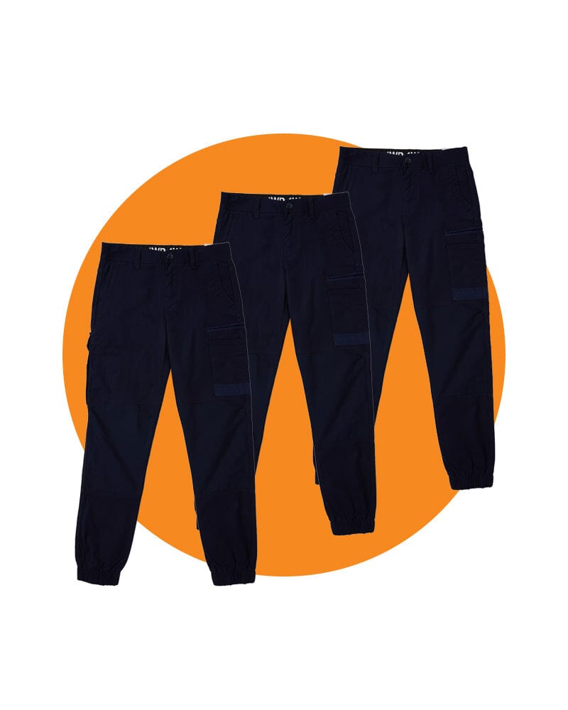 WP-4 Stretch Cuffed Work Pants - Khaki