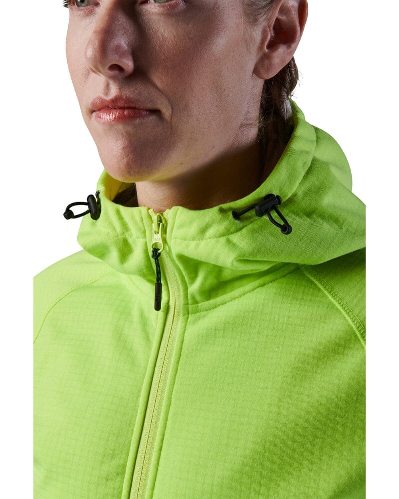 WF-3W Womens Hi Vis Zip Hoodie - Yellow