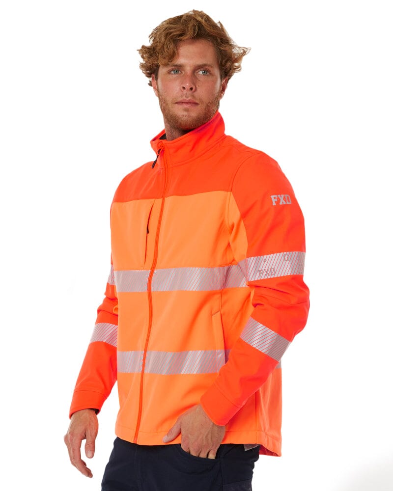 WO-3T Taped Softshell Jacket - Orange