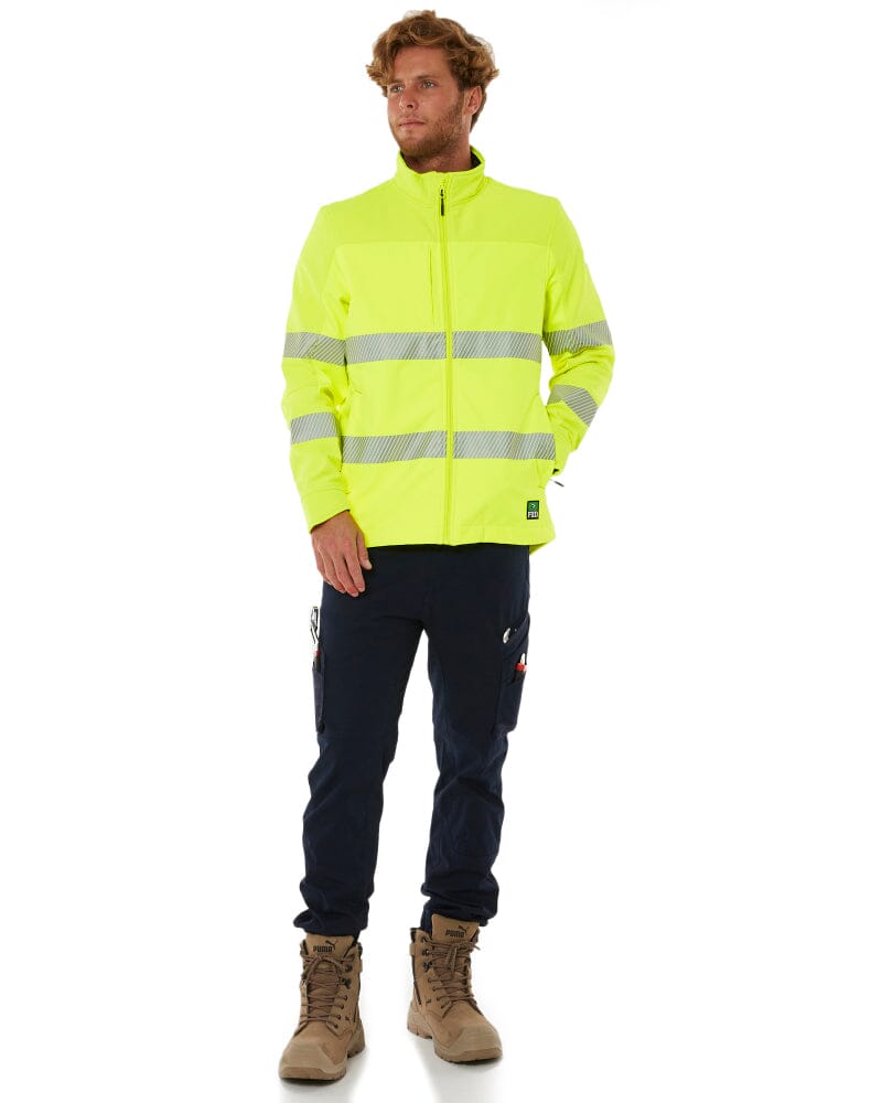 WO-3T Taped Softshell Jacket - Yellow