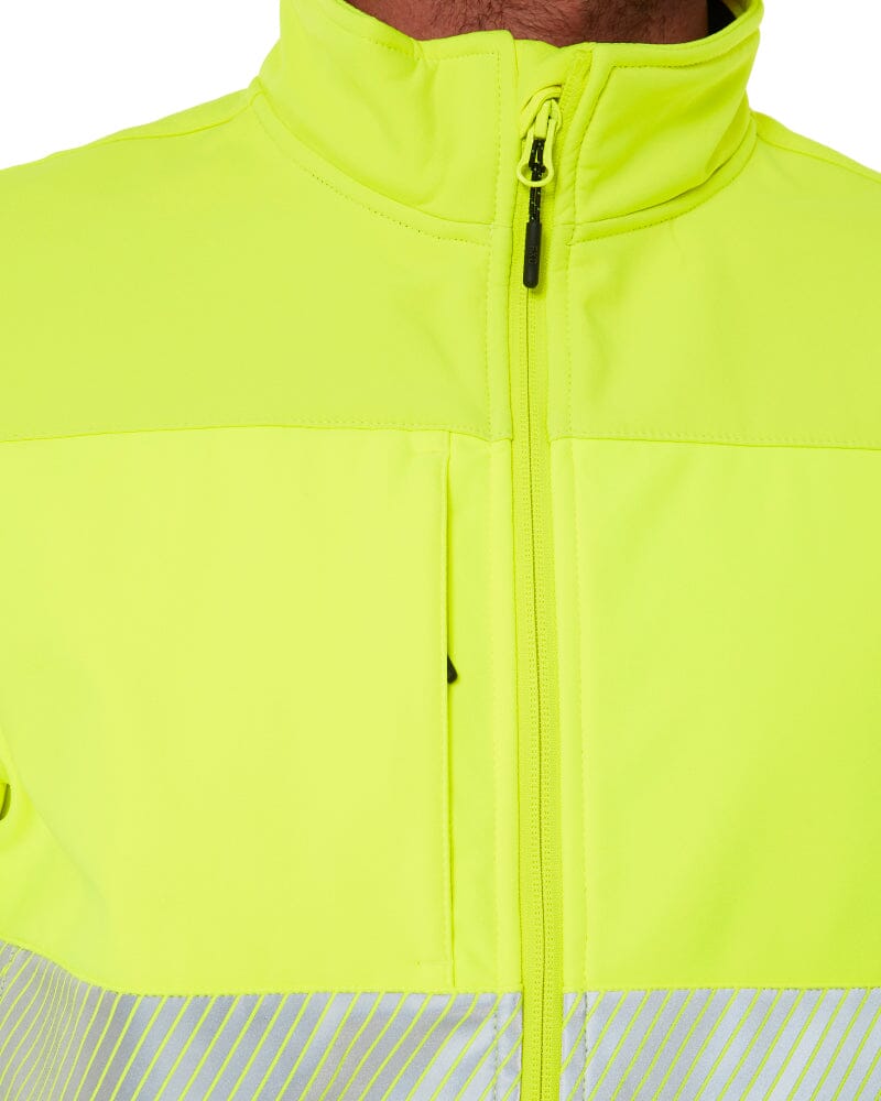 WO-3T Taped Softshell Jacket - Yellow