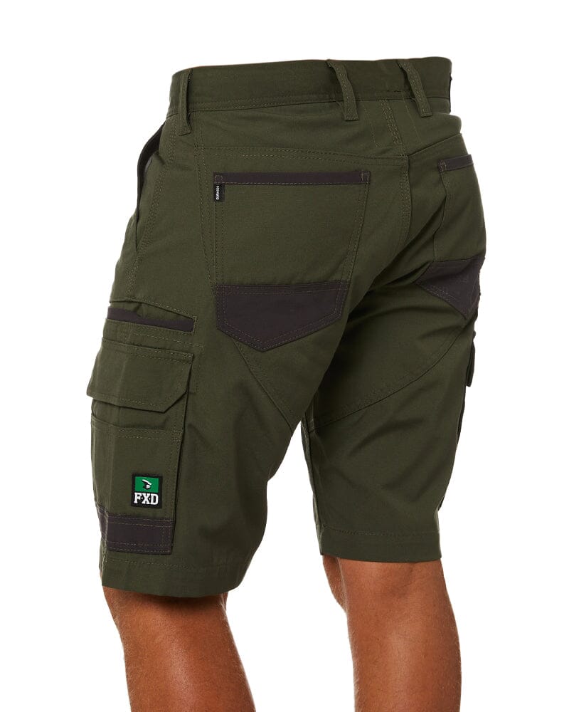 Tradies WS-1 Cargo Work Shorts 2 Value Pack - Green/Green