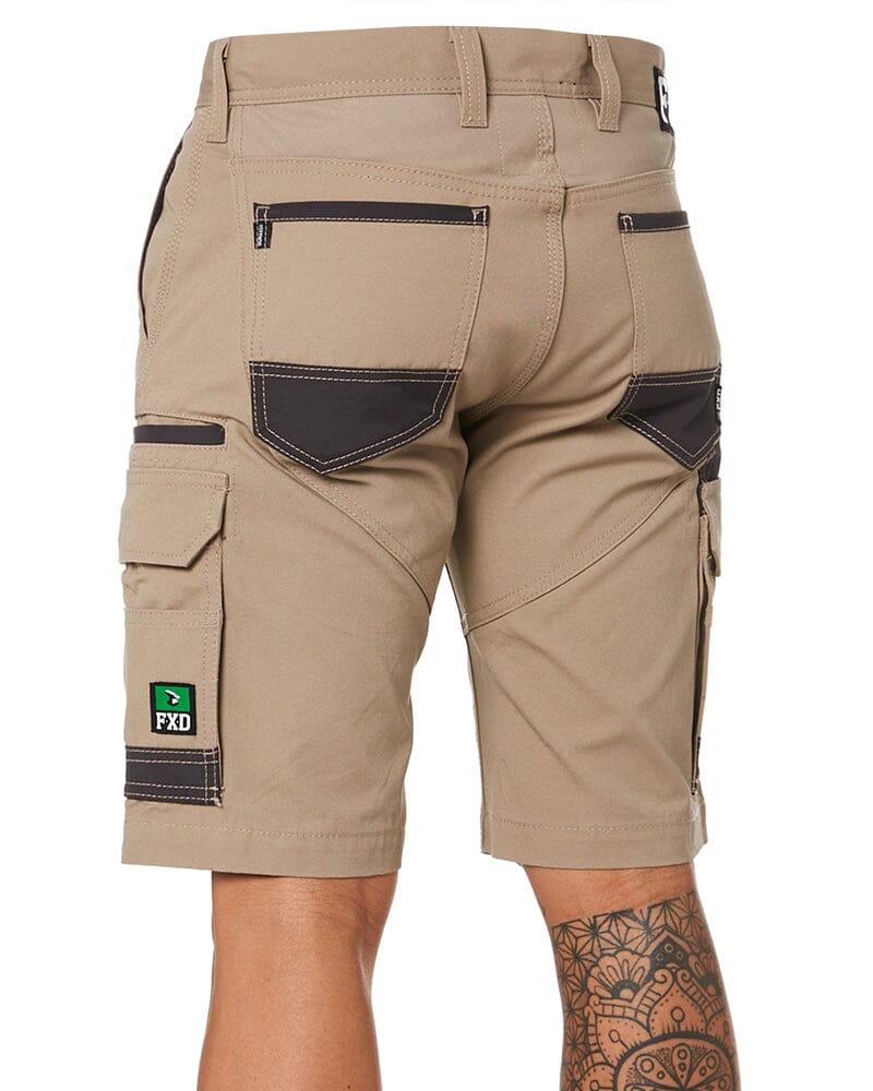 Tradies WS-1 Cargo Work Shorts 2 Value Pack - Khaki/Khaki