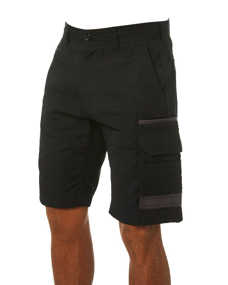 Tradies WS-1 Cargo Work Shorts 2 Value Pack - Black/Black