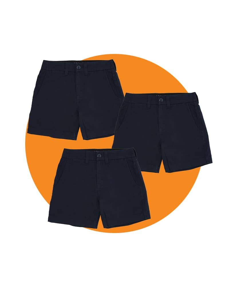 Tradies WS-2W Womens Work Shorts Value Pack - Navy