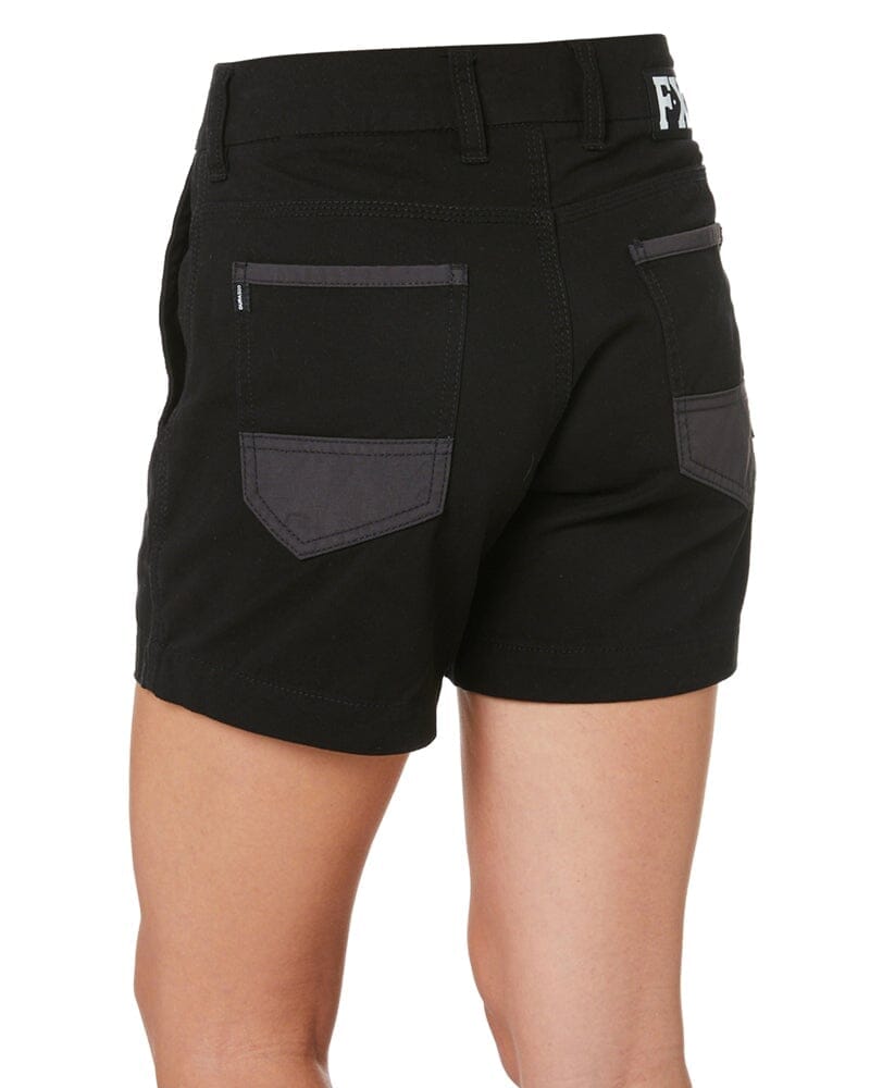 Tradies WS-2W Womens Work Shorts Value Pack - Black