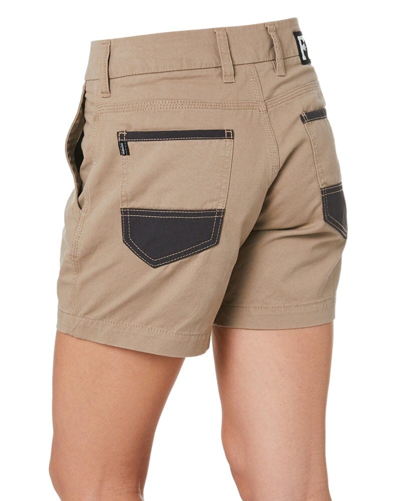 Tradies WS-2W Womens Work Shorts Value Pack - Khaki