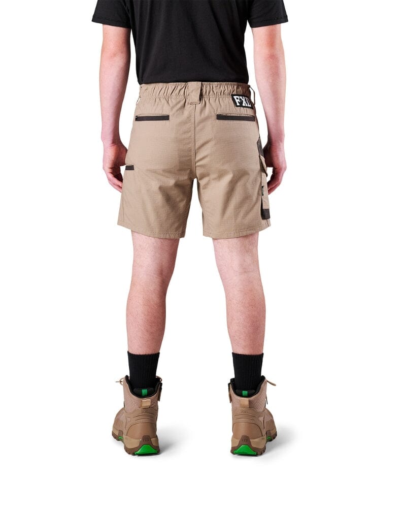 WS-7 Elastic Waist Stretch Utility Short - Khaki