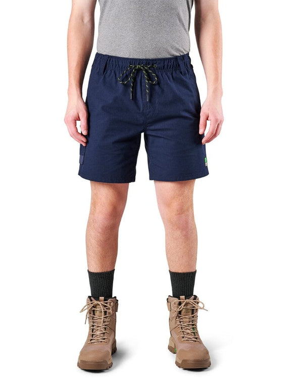 WS-7 Elastic Waist Stretch Utility Short - Navy