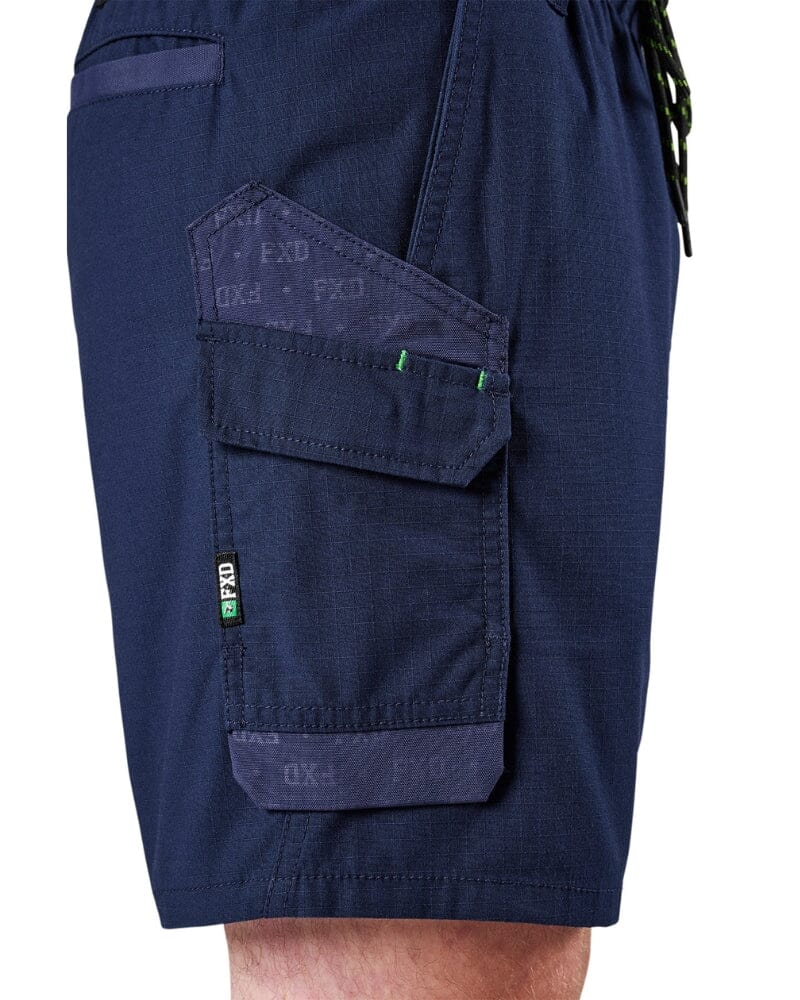 WS-7 Elastic Waist Stretch Utility Short - Navy