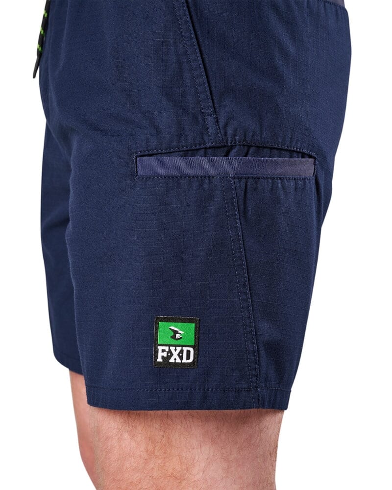 WS-7 Elastic Waist Stretch Utility Short - Navy