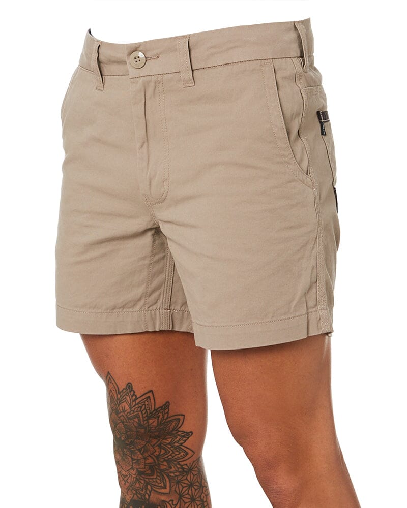 Tradies WS-2 Lightweight Work Shorts 2 Value Pack - Khaki/Khaki