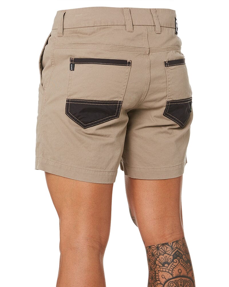 Tradies WS-2 Lightweight Work Shorts 2 Value Pack - Khaki/Khaki