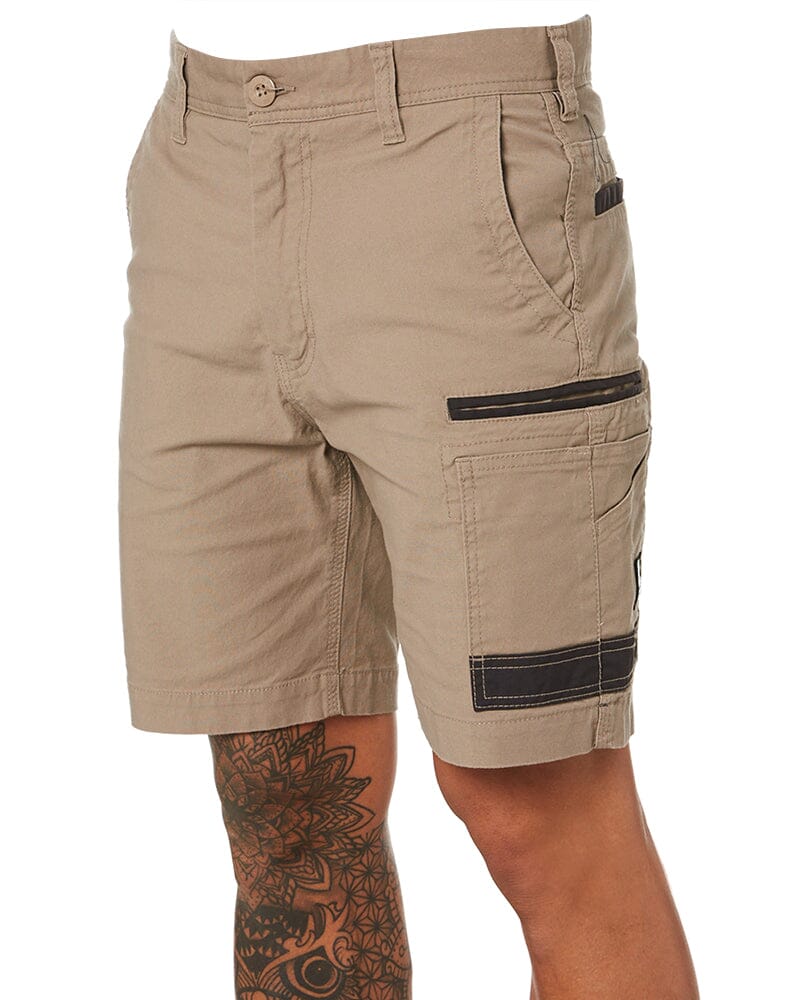 Tradies WS-3 Stretch Work Short Value Pack - Khaki