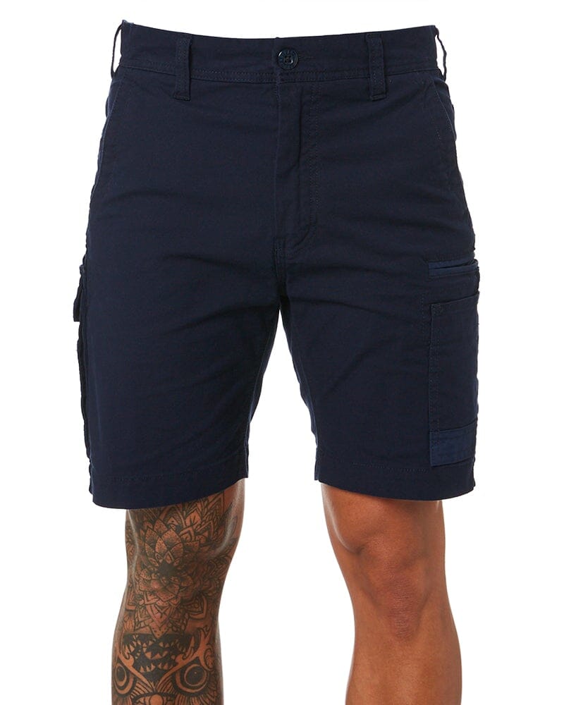 Tradies WS-3 Stretch Work Shorts 2 Value Pack - Navy/Navy